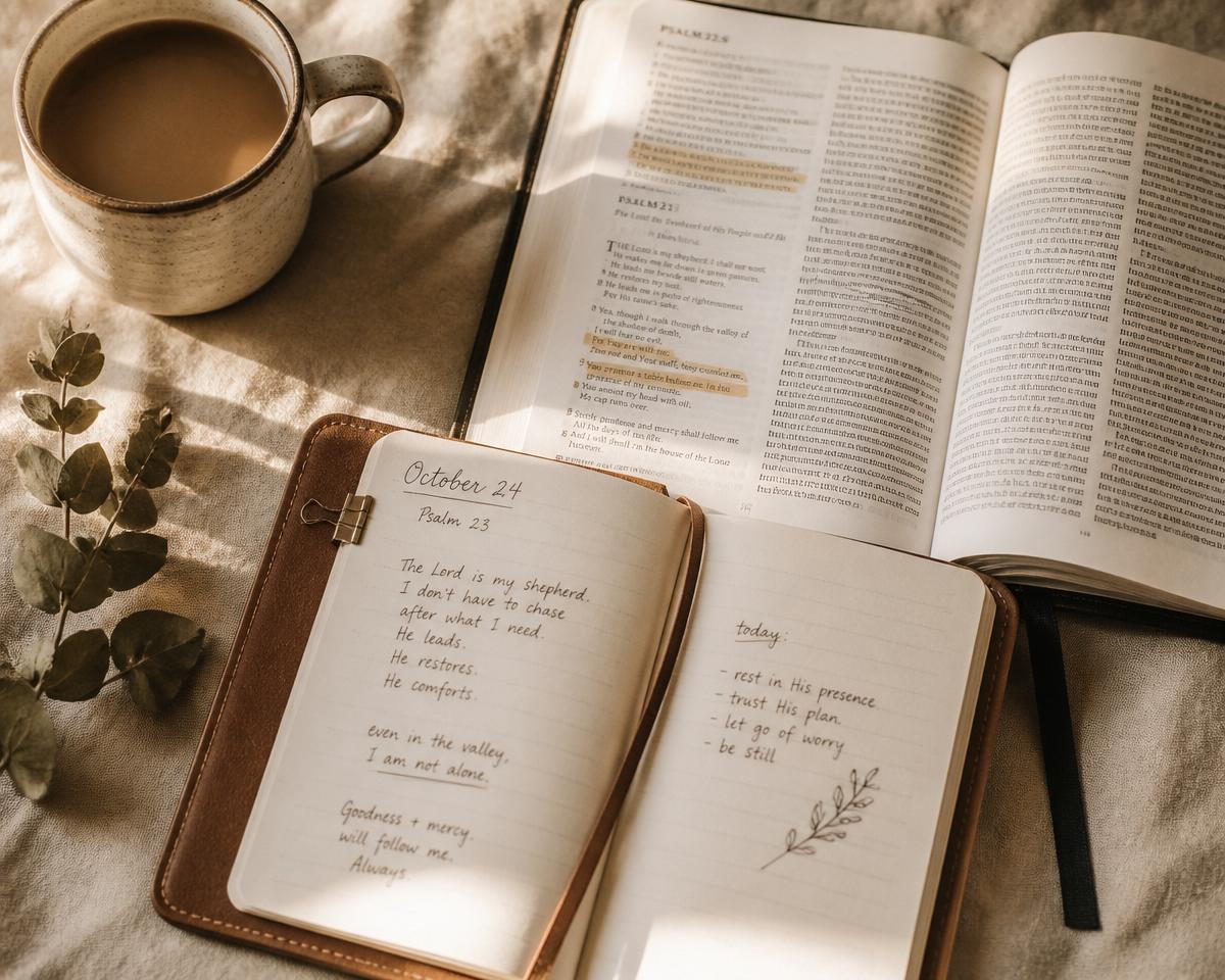 Two friends journaling together
